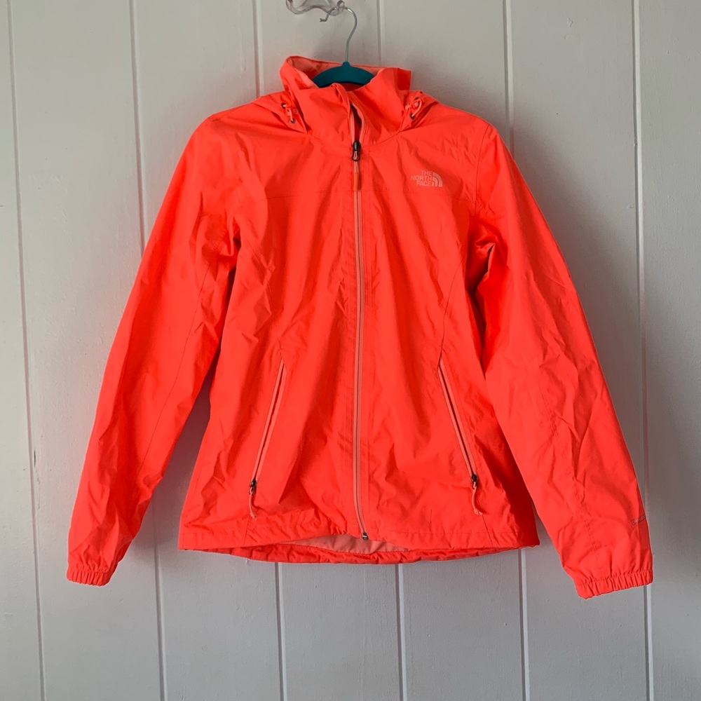 Hot Pink North Face Rain Jacket